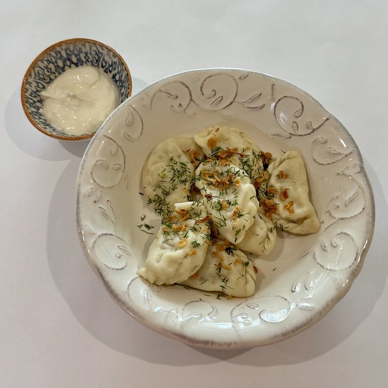 Д Вареники с картофелем и грибами